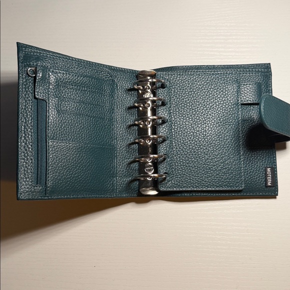 Moterm Teal 30mm Pocket Rings - Picture 3 of 3